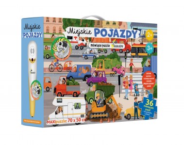 puzzle kakadu Miejskie pojazdy _pudełko_bez piora